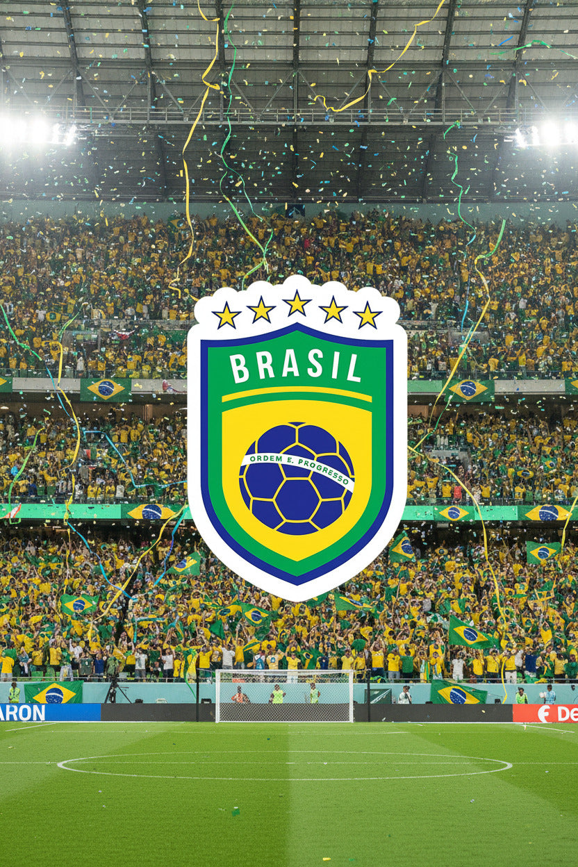 Brasil Lucky Patch — stick-on patch for bags and jackets