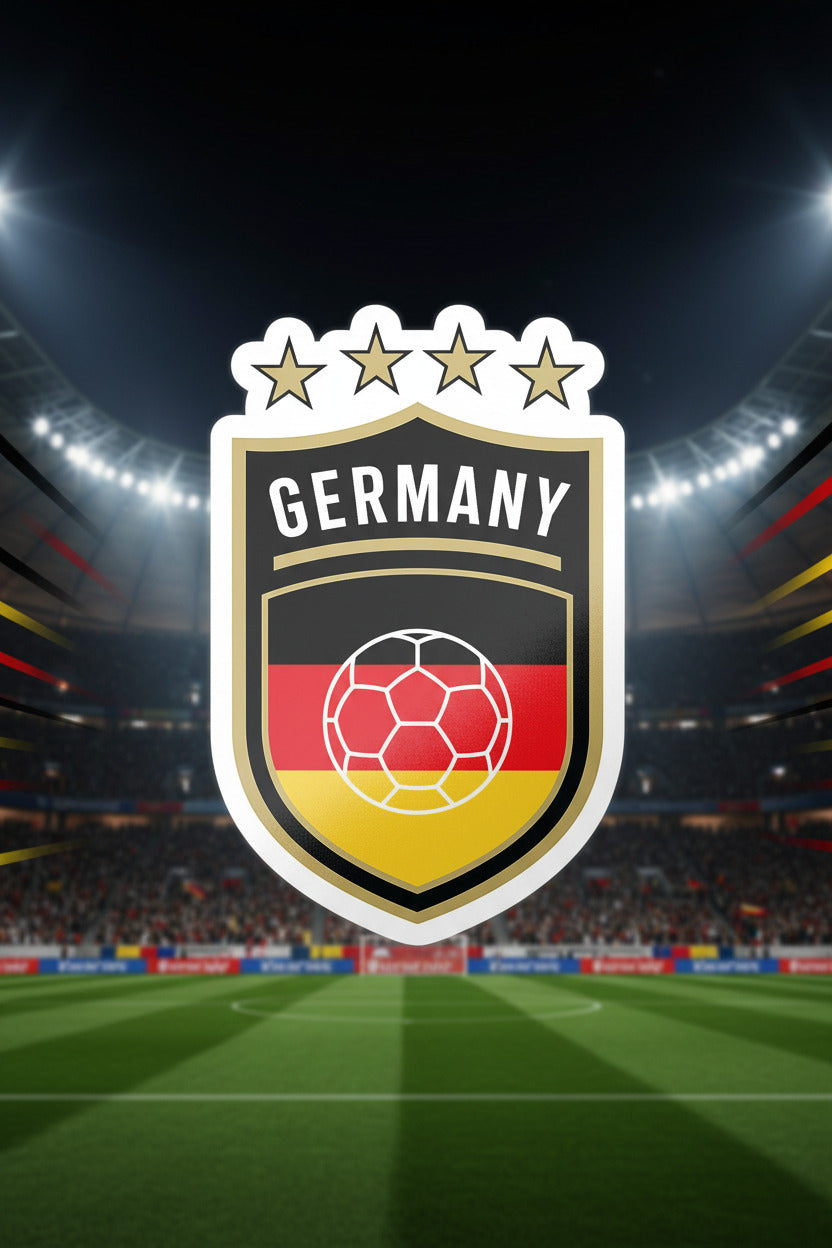 Germany Lucky Patch — stick-on patch for bags and jackets